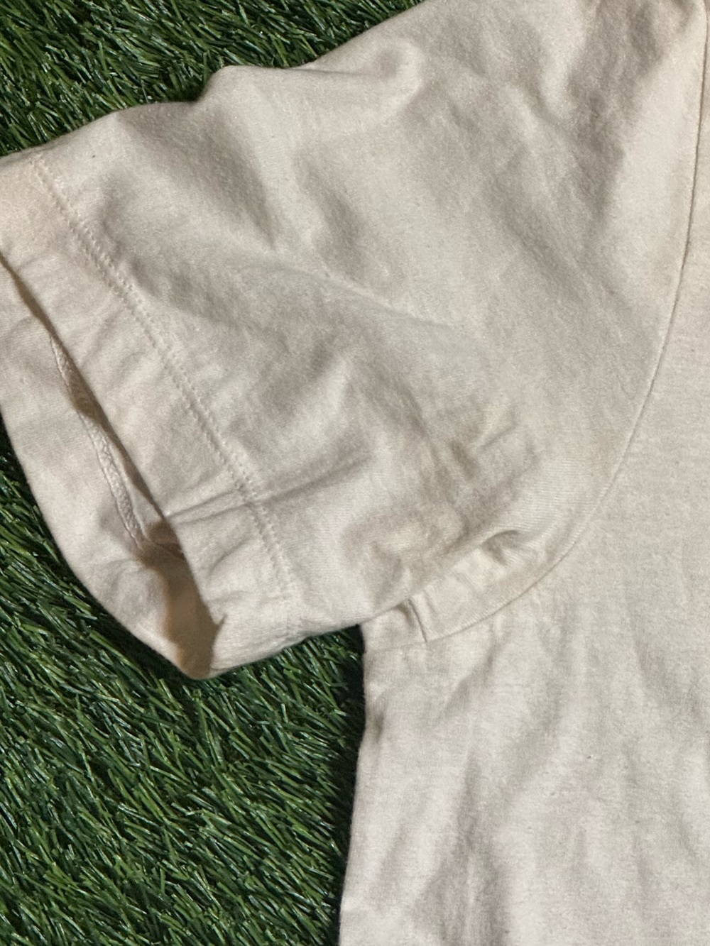 Nike Swoosh T-Shirt Men's Small White with Stains - Picture 5 of 6